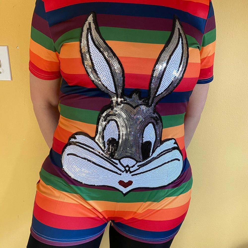 NEW. One piece jumper with bugs bunny